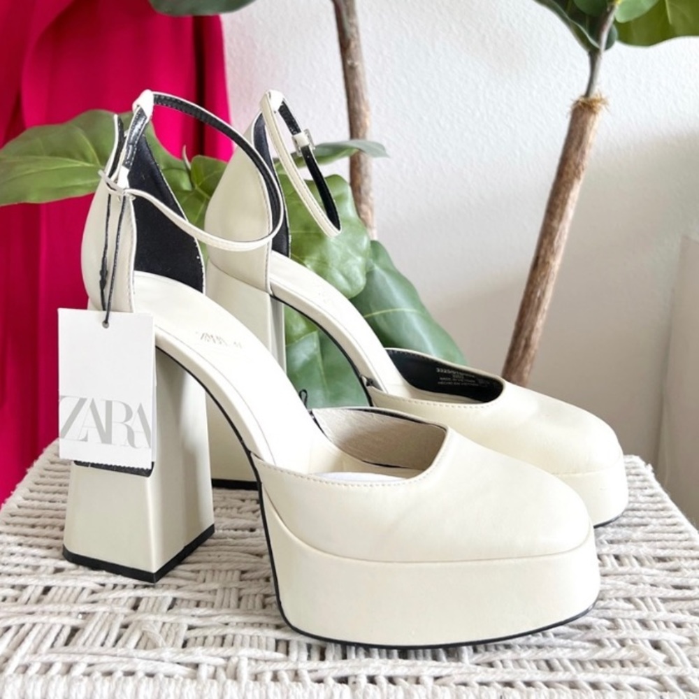 Zara platform shoes NWT - Picture 3 of 5